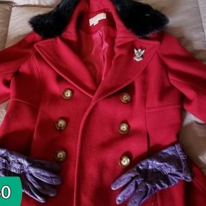 Michael Kors, Peacoat, Red, Medium